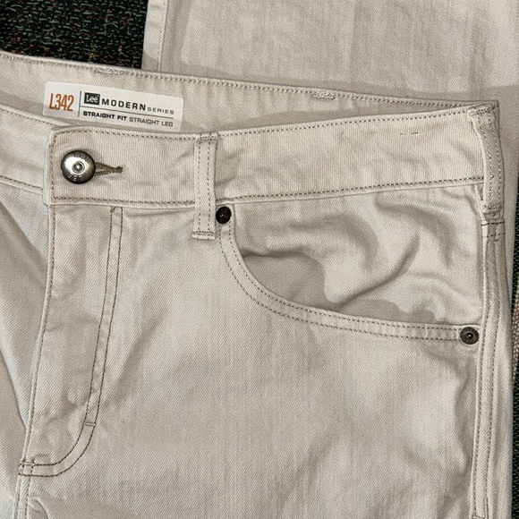Lee Modern Series Size 36X30 White Washed Jeans - Picture 3 of 9